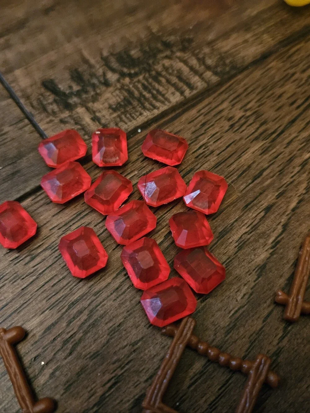 Vintage Forbidden Bridge Replacement Pieces Explorers Dice Jewels Lot Of 13 Used